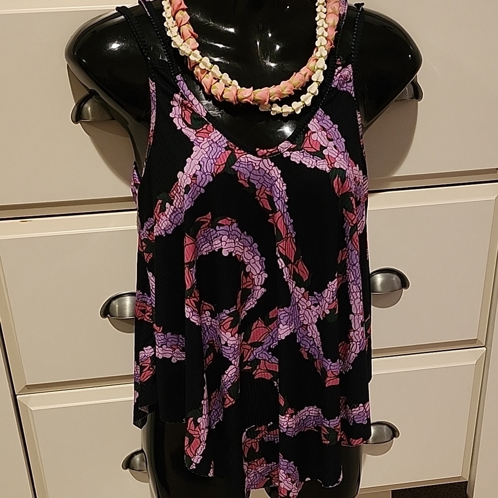 Hawaiian LOKELANI maui Rose Tank Flower Lei